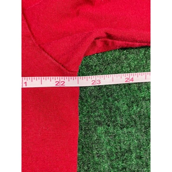 Tommy Jeans Hilfiger Denim‎ Red Long Sleeve Shirt Mens Size Large - Picture 4 of 6